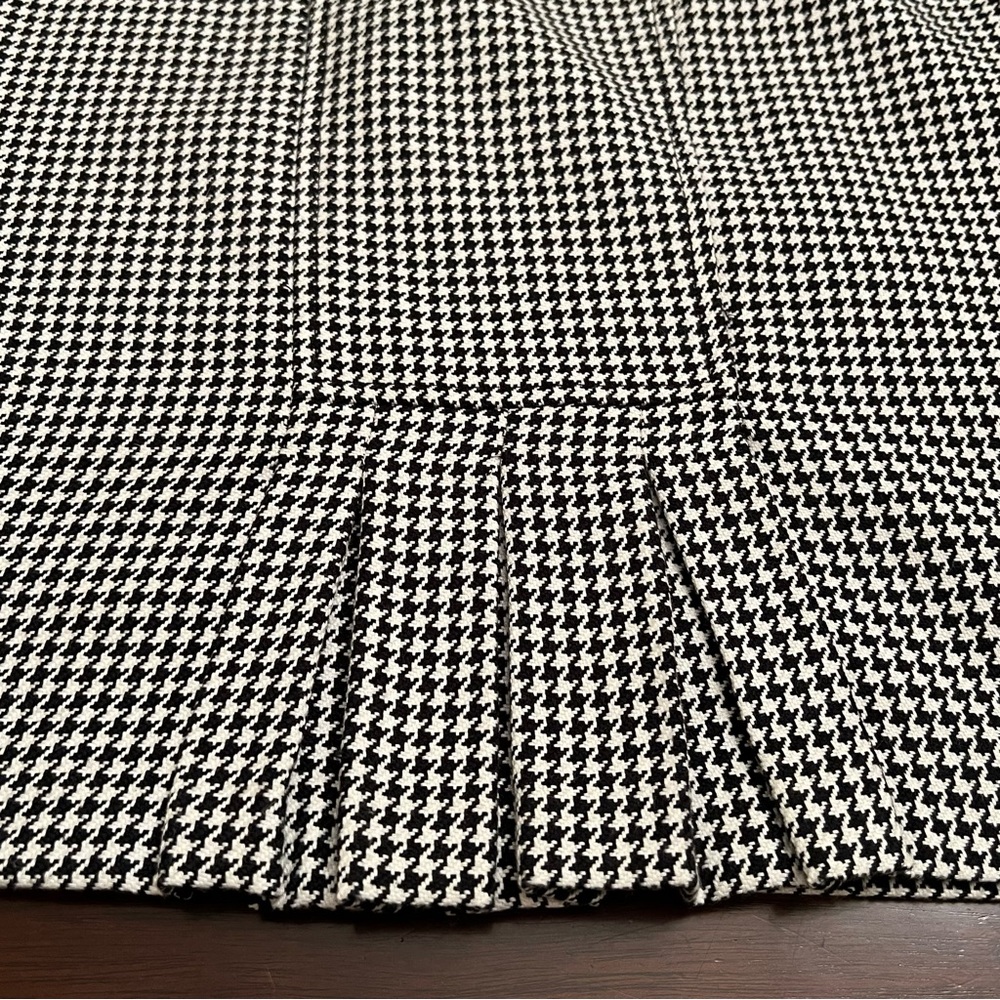 Vesti Black White Houndstooth Pencil Skirt - Picture 4 of 11